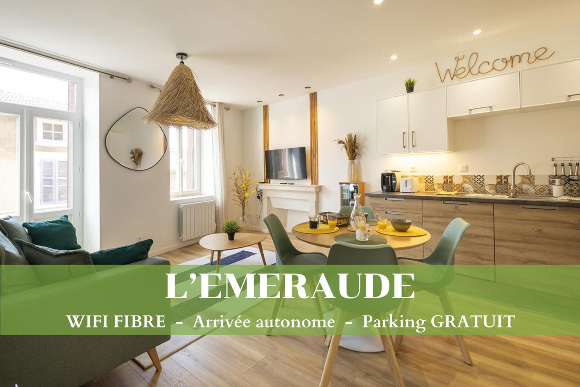 L'Emeraude - 1 A 4P - Wifi Fibre - Parking Gratuit Pont-d'Ain Ngoại thất bức ảnh